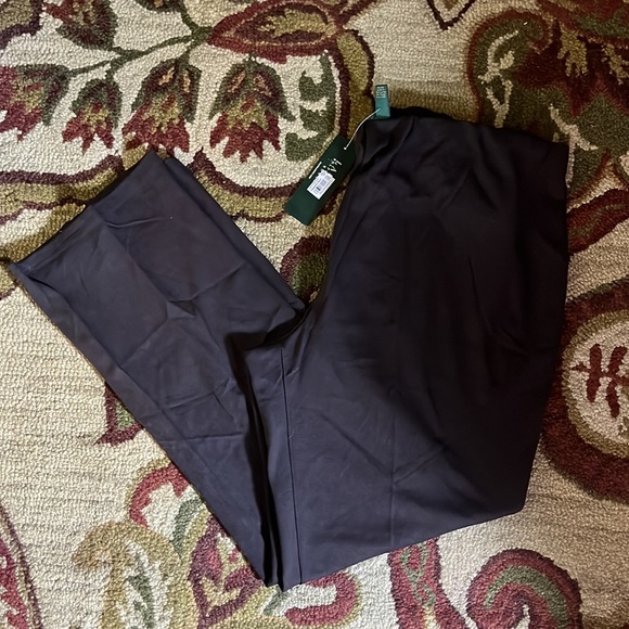 RALPH LAUREN Size 2X 40"W x 33"L Tall  Modern Flat Classic Brown Stretch $109NEW - Picture 13 of 16